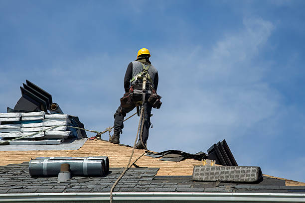 Professional Roofing technician working in Burlington, OH